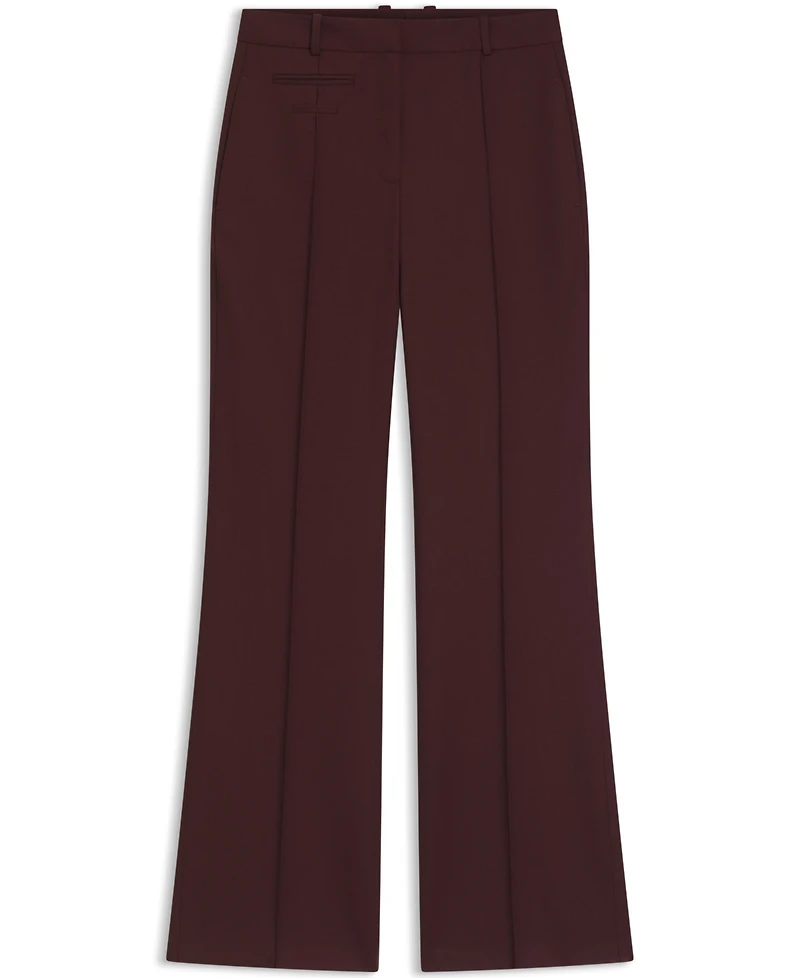 Boss by Hugo Boss Women's Virgin-Wool Twill Regular-Fit Pants
