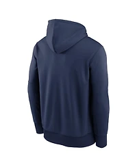 Nike Men's Navy Boston Red Sox Primary Wordmark Therma Hoodie