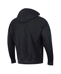 Champion Men's Black Cincinnati Reds Reverse Weave Chenille Hoodie