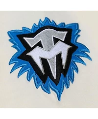 Mitchell & Ness Men's Cream Minnesota Timberwolves Hardwood Classics Chainstitch Premium T-Shirt