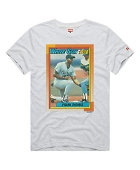 Homage Men's and Women's Frank Thomas Ash Chicago White Sox 1990 Topps Baseball Rookie Tri-Blend T-Shirt