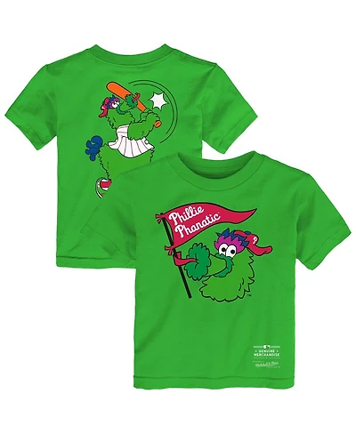 Outerstuff Toddler Green Philadelphia Phillies Phanatic For Kids T-Shirt