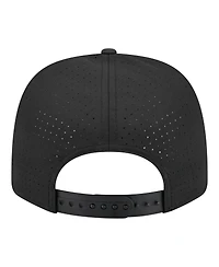 New Era Men's Black Texas Rangers Circle 9SEVENTY Adjustable Hat