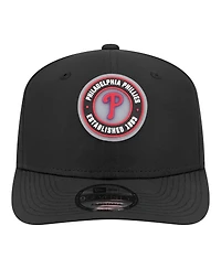 New Era Men's Black Philadelphia Phillies Circle 9SEVENTY Adjustable Hat
