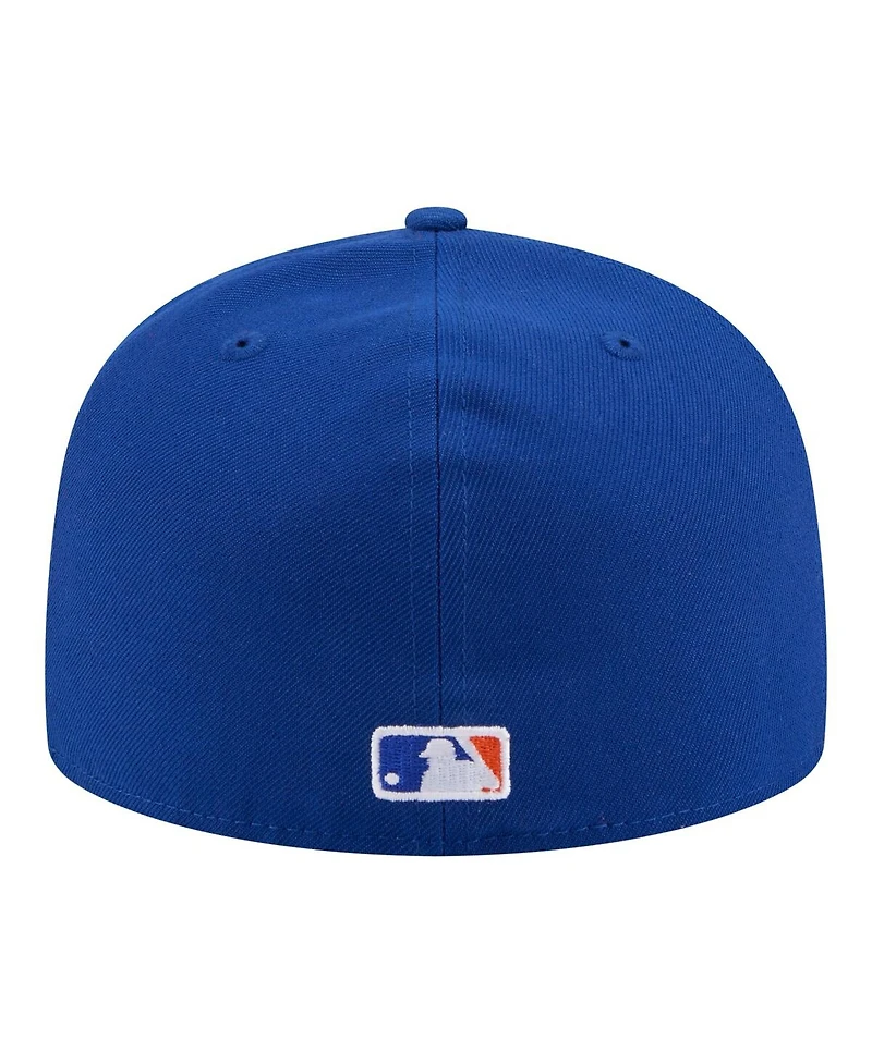 New Era Men's Royal York Mets City Patch 59FIFTY Fitted Hat