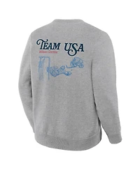 Fanatics Men's Heather Gray Team Usa Milano Cortina 2026 Winter Olympics Hockey Legacy Fleece Sweatshirt