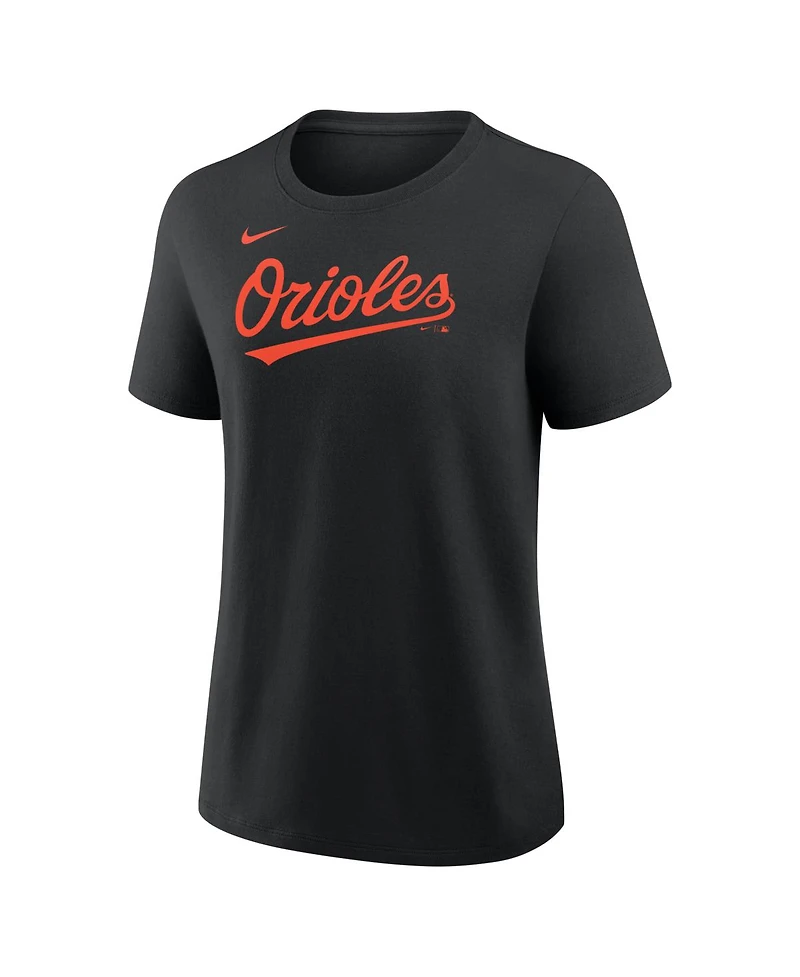 Nike Women's Pete Alonso Black Baltimore Orioles Name Number T-Shirt