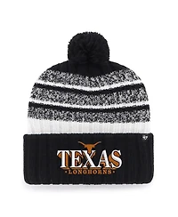'47 Brand Men's Black Texas Longhorns Tavern Cuffed Knit Hat with Pom
