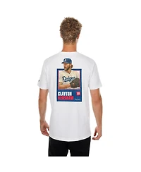 New Era Men's Clayton Kershaw White Los Angeles Dodgers Thank You Kersh T-Shirt