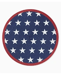 Avanti Liberty Woven Braided Round Placemats, Set of 4