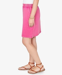 Ruby Rd. Petite French Terry Pull-On Skort