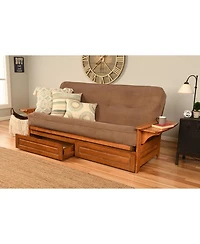 Kodiak Phoenix Frame with Marmont Mocha Mattress and Storage Drawers