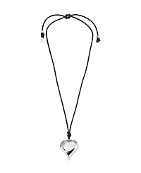 Ettika Heart Pendant Adjustable Cord Necklace