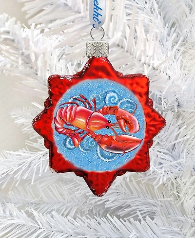 Designocracy Lobster Mercury Holiday Ornament