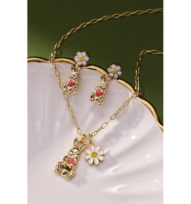 Alex and Ani Bunny Drop Earrings