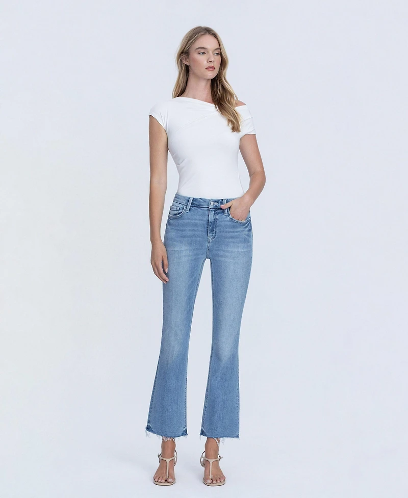 Vervet Women's High Rise Kick Flare Jeans