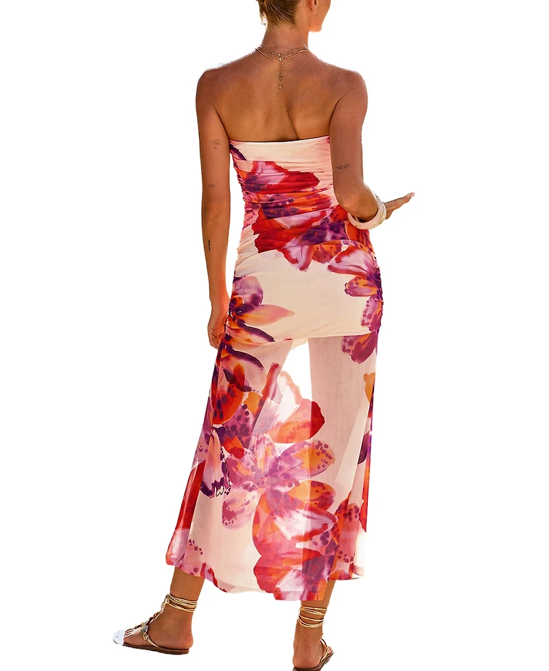 Cupshe Women's Classy Floral Maxi Beach Dress