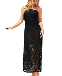 Cupshe Women's Aspirational Black Maxi Beach Dress