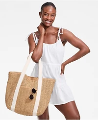 Lands' End Women's New Tiered Cover Up Mini Dress