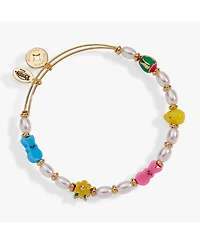 Alex and Ani Peeps Chick and Bunny Beaded Bangle Bracelet
