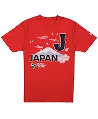 New Era Men's Red Japan Baseball 2026 World Classic Country T-Shirt