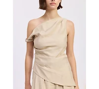 En Saison Women's One Shoulder Selma Top