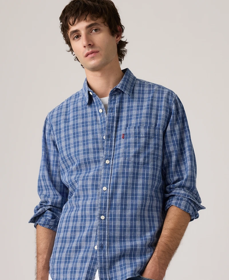 Levi's Men's Classic 1 Pocket Regular-Fit Long Sleeve Shirt
