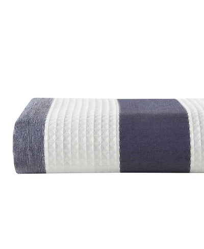 Madison Park Ariana Ombre Waffle Shower Curtain, 72" x