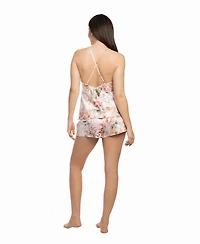 Linea Donatella Women's Sleeveless Camisole Top and Shorts, 2-Piece Set