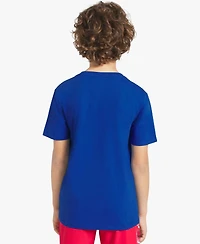 Champion Boys' Short-Sleeve Round Neck Graphic T-Shirt