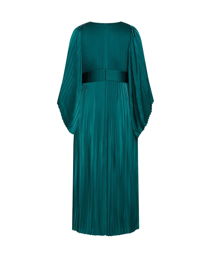 City Chic Women's Plus Carmina Pleat Maxi Dress