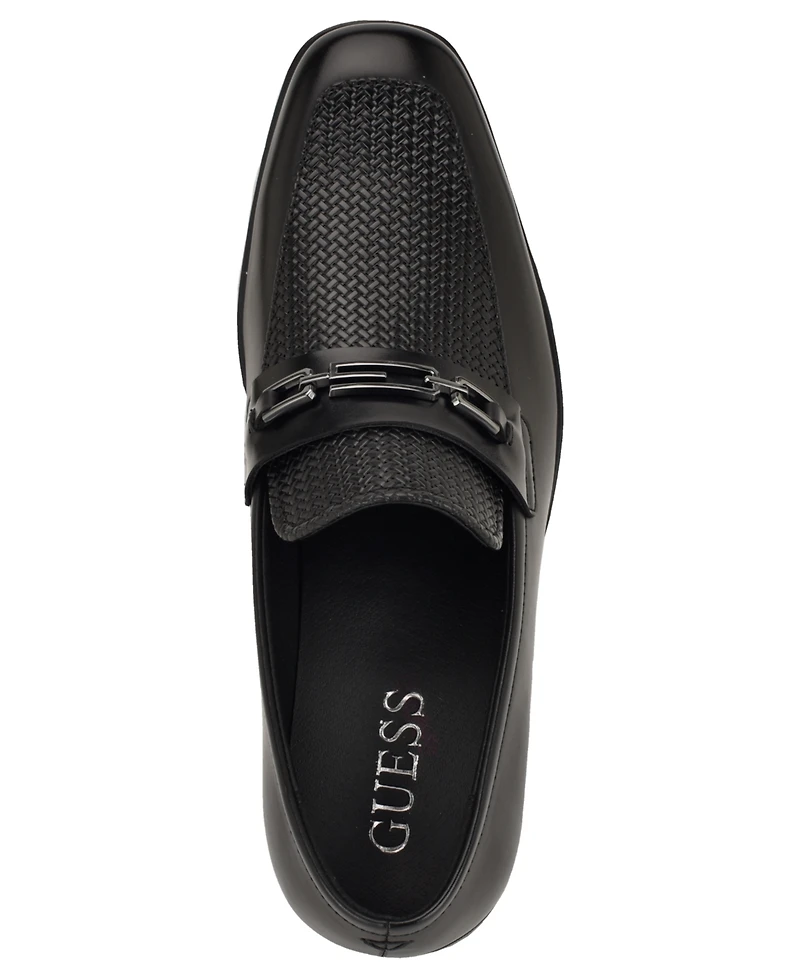 Guess Men's Hendo Square Toe Slip On Dress Loafers