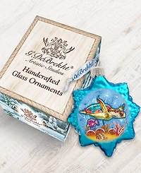 Designocracy Turtle Mercury Holiday Ornament