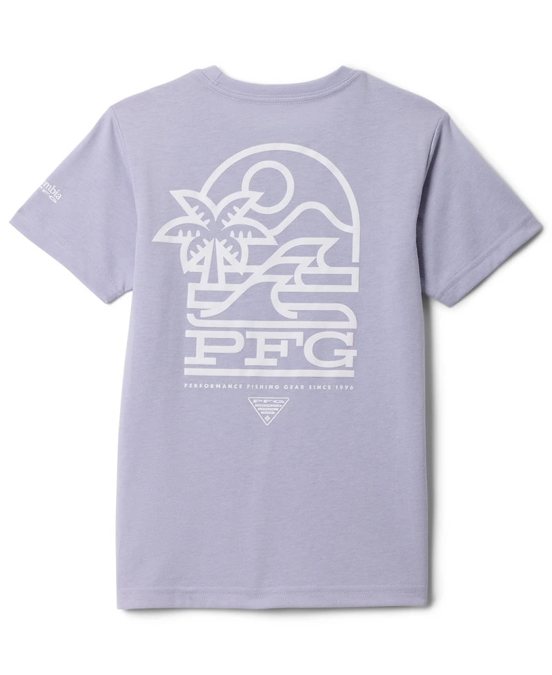 Columbia Girls' 7-16 Palm Waves Short-Sleeve T-Shirt