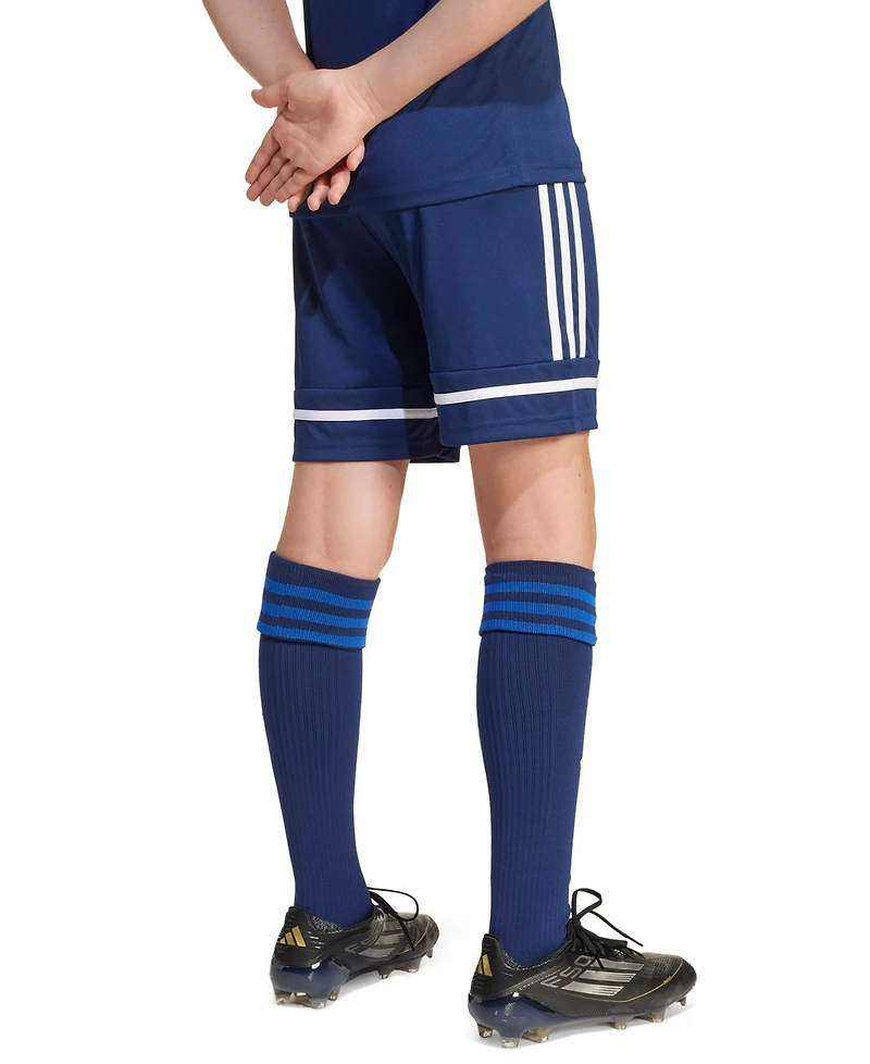 adidas Boys' and Girls' 6-20 Elastic Waist Shorts