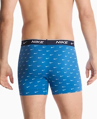Nike Mens 3-Pack Dri-fit Essential Cotton Stretch Trunks Underwear