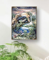 Designocracy Mer Angel Wall Wooden Decor by Josephine Wall