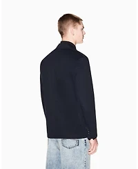 A|X Armani Exchange Men's White Edition Twill Jacket