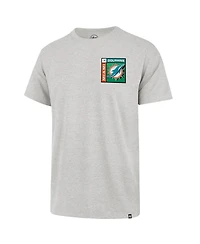 '47 Brand Men's Gray Miami Dolphins Chrome Plate Franklin T-Shirt