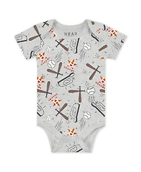 Wear by Erin Andrews Baby Boys and Girls 3-Piece Heather Gray/White/Navy Houston Astros Turn Me Around Bodysuits Pants Set