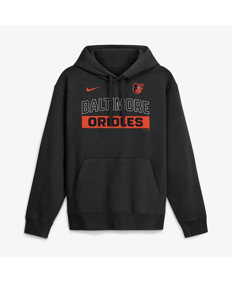 Nike Men's Black Baltimore Orioles Primetime Club Hoodie