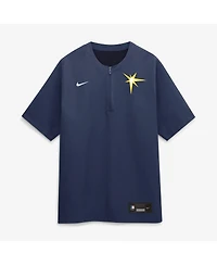 Nike Men's Navy Tampa Bay Rays Authentic Collection Dri-fit Quarter-Zip T-Shirt