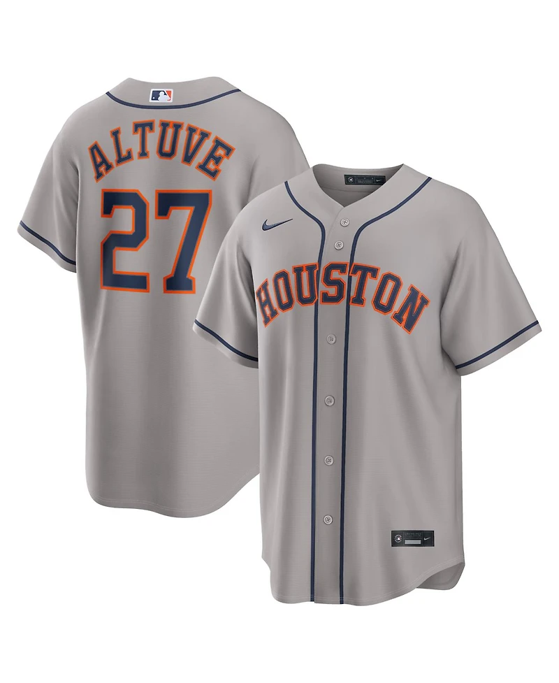 Nike Men's Jose Altuve Gray Houston Astros Road Replica Jersey