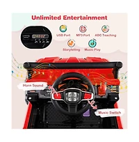 Hongge 12V Battery Powered Electric Vehicle with Remote Control and 3 Speeds