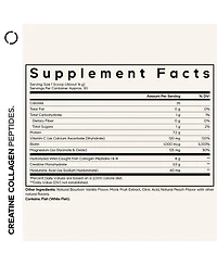 Codeage Creatine Collagen Peptides, Biotin, Magnesium, Hyaluronic Acid, Vit C, Vanilla Flavor, 15 oz