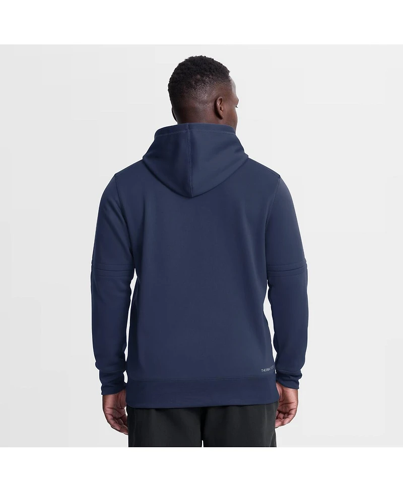 Nike Men's Navy Toronto Blue Jays Authentic Collection Therma-fit Hoodie