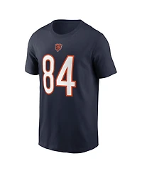 Nike Men's Colston Loveland Navy Chicago Bears Name Number T-Shirt