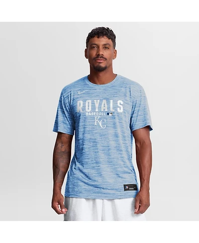 Nike Men's Light Blue Kansas City Royals Authentic Collection Velocity Dri-fit T-Shirt