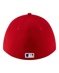 New Era Men's Red Texas Rangers Player Replica 39THIRTY M-Crown Flex Hat