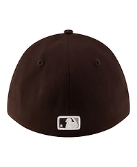 New Era Men's Brown San Diego Padres Alternate Player Replica 39THIRTY M-Crown Flex Hat